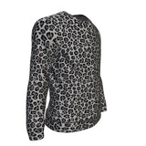 Snow Leopard Print Sweatshirt