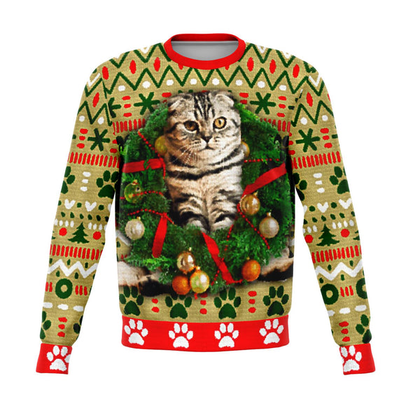 Scottish Fold Cat Christmas Sweater