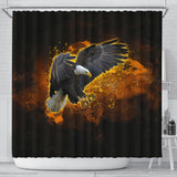 Eagle Burst - Shower Curtain