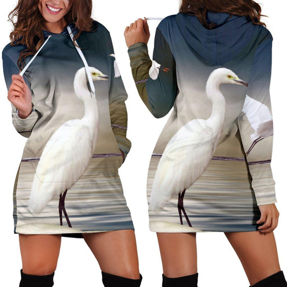 Heron Hoodie Dress