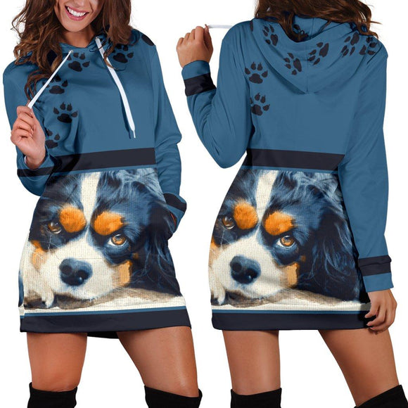 Cavalier King Charles Spaniel Hoodie Dress