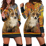 Fall Fox Hoodie Dress