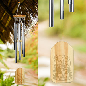 Deer with Full Moon Wind Chime