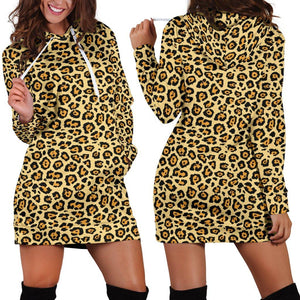 Jaguar Print Hoodie Dress