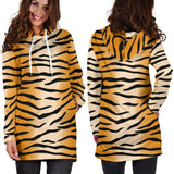 Tiger Stripes Hoodie Dress