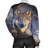 Galaxy Wolf Womens Sweater