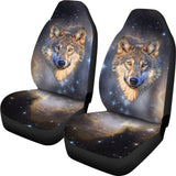 Galaxy Wolf Car Seat Covers