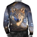 Galaxy Wolf Mens Sweater
