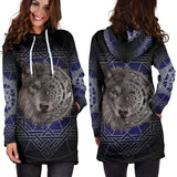 Wolf Spirit Hoodie Dress