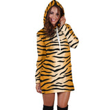 Tiger Stripes Hoodie Dress