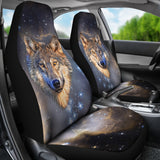 Galaxy Wolf Car Seat Covers
