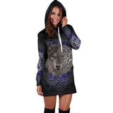Wolf Spirit Hoodie Dress