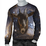 Galaxy Goat Mens Sweater