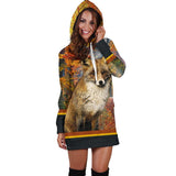 Fall Fox Hoodie Dress
