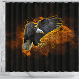 Eagle Burst - Shower Curtain