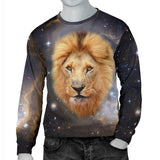 Galaxy Lion Mens Sweater