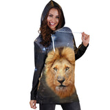 Galaxy Lion Hoodie Dress
