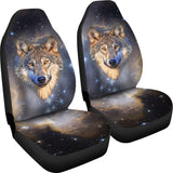 Galaxy Wolf Car Seat Covers