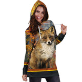 Fall Fox Hoodie Dress