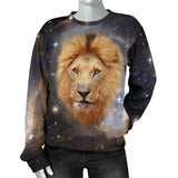 Galaxy Lion Womens Sweater