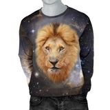 Galaxy Lion Mens Sweater