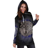 Wolf Spirit Hoodie Dress