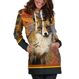 Fall Fox Hoodie Dress