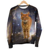 Galaxy Cat Womens Sweater