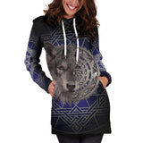 Wolf Spirit Hoodie Dress